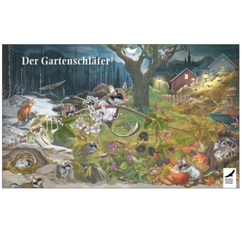 Poster Tier des Jahres 2023 Gartenschläfer ohne Text